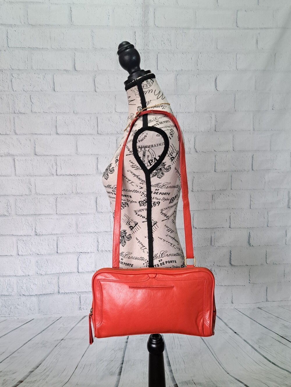 Midsz Latico NJ Orange Leather Bag